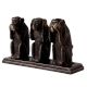 Hancrafte Three Brass Monkeys Statue Showpiece